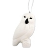 image:imageLillian Vernon White Polar Bear amp Owl Ceramic Ornaments  Set of 2 Hanging String Christmas Holiday Tree Dcor Gifts