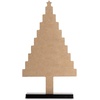 image:imageLillian Vernon Wooden Christmas Ruler Tree Shelf amp Table Sitter Sign Seasonal Tabletop Decorations amp Rustic Indoor Home Decor 12 Tall MDR amp WoodRuler Tree