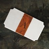 image:imageLuxe White Marble Personalized Serving Tray  16x9 Monogrammed Charcuterie BoardWhite Marble 16x9