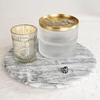 image:imageMonogrammed White Marble Lazy Susan  Etched 12Inch Diameter Turntable Tray Kitchen Counter and Dining Room Table Stand Smooth Rotating Base by Lillian VernonMonogram