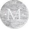 image:imageMonogrammed White Marble Lazy Susan  Etched 12Inch Diameter Turntable Tray Kitchen Counter and Dining Room Table Stand Smooth Rotating Base by Lillian VernonMonogram