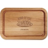 image:imageDaddio of the Patio Personalized Red Alder Wood Cutting Board  Custom Engraved 11 x 16Inch Chopping and Serving Boards Fathers Day Holiday and Housewarming Gifts Add Name by Lillian VernonBoard  King of Grill