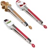 image:imageLillian Vernon Christmas Pals Tongs Festive Holiday Cookware Set of 3 85 Inches Long