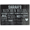 image:imageLillian Vernon Eat Drink Be Married Personalized Glass Cutting BoardCustom Tempered Glass Kitchen Unique Wedding Anniversary and Engagement Gifts ShatterHeatResistant Add Name 8x11InchesBlack Kitchen