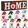 image:imageLillian Vernon Holiday LED Light Gnome Home Table amp Shelf Sitter Sign Seasonal Tabletop Decorations amp Rustic Indoor Home Decor 3   Tall MDF amp Wood