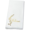 image:imageLillian Vernon Red Roses LinenLike Disposable Hand Towels Set of 100 50 Cotton 50 Paper Blend 13 by 17 Open and 4 12 by 8 12 Closed Wedding Party Anniversary PartySilver Scroll