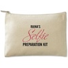 image:imageLillian Vernon Selfie Prep Kit Zippered Personalized Cotton Pouch  9 x 6 canvas cosmetic bagSelfie