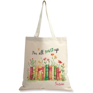 image:imageLillian Vernon Personalized Canvas Tote GroupBook Lover