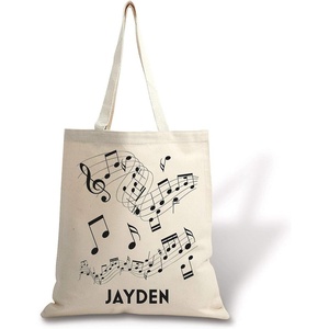 image:imageLillian Vernon Personalized Canvas Tote GroupMusic