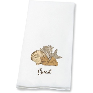 image:imageLillian Vernon Red Roses LinenLike Disposable Hand Towels Set of 100 50 Cotton 50 Paper Blend 13 by 17 Open and 4 12 by 8 12 Closed Wedding Party Anniversary PartySeashells