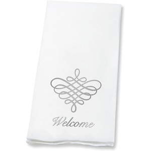 image:imageLillian Vernon Red Roses LinenLike Disposable Hand Towels Set of 100 50 Cotton 50 Paper Blend 13 by 17 Open and 4 12 by 8 12 Closed Wedding Party Anniversary PartyGold Flourish