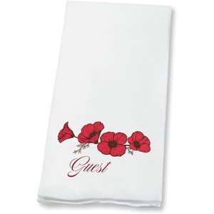 image:imageLillian Vernon Red Roses LinenLike Disposable Hand Towels Set of 100 50 Cotton 50 Paper Blend 13 by 17 Open and 4 12 by 8 12 Closed Wedding Party Anniversary PartyPoppies
