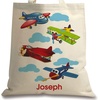 image:imageDinosaur Personalized Canvas Tote 15 X 16 Inch Heavyweight Cotton Canvas Bag Personalized PrintAirplane
