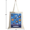 image:imageDinosaur Personalized Canvas Tote 15 X 16 Inch Heavyweight Cotton Canvas Bag Personalized PrintAll Sports
