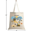 image:imageDinosaur Personalized Canvas Tote 15 X 16 Inch Heavyweight Cotton Canvas Bag Personalized PrintConstruction