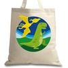 image:imageDinosaur Personalized Canvas Tote 15 X 16 Inch Heavyweight Cotton Canvas Bag Personalized PrintDinosaur