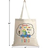 image:imageDinosaur Personalized Canvas Tote 15 X 16 Inch Heavyweight Cotton Canvas Bag Personalized PrintGrandma Boy