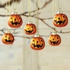 image:imageHarvest Leaves Fall Glass Ornaments  Set of 12 Glass Autumn Ornaments ThanksgivingFall Jack O Lantern2