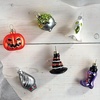 image:imageHarvest Leaves Fall Glass Ornaments  Set of 12 Glass Autumn Ornaments ThanksgivingHalloween Figures2