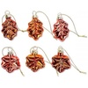 image:imageHarvest Leaves Fall Glass Ornaments  Set of 12 Glass Autumn Ornaments ThanksgivingHarvest Leaves2