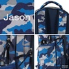 image:imageLillian Vernon Blue Camo Personalized Backpack with Attached Lunch Bag