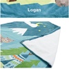 image:imageLillian Vernon Dinosaurs Personalized Boys Towel  Custom Embroidered with Name or Monogram Extra Large 30 x 60 Kids Towels Quick Dry Design for The Beach Pool or Bath Plush 100 CottonWoodland