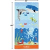 image:imageLillian Vernon Dinosaurs Personalized Boys Towel  Custom Embroidered with Name or Monogram Extra Large 30 x 60 Kids Towels Quick Dry Design for The Beach Pool or Bath Plush 100 CottonSea
