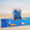 image:imageLillian Vernon Dinosaurs Personalized Boys Towel  Custom Embroidered with Name or Monogram Extra Large 30 x 60 Kids Towels Quick Dry Design for The Beach Pool or Bath Plush 100 CottonBall Sports