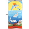 image:imageLillian Vernon Dinosaurs Personalized Boys Towel  Custom Embroidered with Name or Monogram Extra Large 30 x 60 Kids Towels Quick Dry Design for The Beach Pool or Bath Plush 100 CottonDolphins