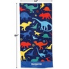 image:imageLillian Vernon Dinosaurs Personalized Boys Towel  Custom Embroidered with Name or Monogram Extra Large 30 x 60 Kids Towels Quick Dry Design for The Beach Pool or Bath Plush 100 CottonDinosaurs