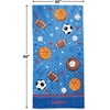 image:imageLillian Vernon Dinosaurs Personalized Boys Towel  Custom Embroidered with Name or Monogram Extra Large 30 x 60 Kids Towels Quick Dry Design for The Beach Pool or Bath Plush 100 CottonBall Sports