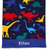 image:imageLillian Vernon Dinosaurs Personalized Boys Towel  Custom Embroidered with Name or Monogram Extra Large 30 x 60 Kids Towels Quick Dry Design for The Beach Pool or Bath Plush 100 CottonDinosaurs