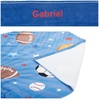 image:imageLillian Vernon Dinosaurs Personalized Boys Towel  Custom Embroidered with Name or Monogram Extra Large 30 x 60 Kids Towels Quick Dry Design for The Beach Pool or Bath Plush 100 CottonBall Sports