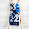 image:imageLillian Vernon Dinosaurs Personalized Boys Towel  Custom Embroidered with Name or Monogram Extra Large 30 x 60 Kids Towels Quick Dry Design for The Beach Pool or Bath Plush 100 CottonBlue