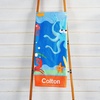 image:imageLillian Vernon Dinosaurs Personalized Boys Towel  Custom Embroidered with Name or Monogram Extra Large 30 x 60 Kids Towels Quick Dry Design for The Beach Pool or Bath Plush 100 CottonSea