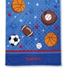 image:imageLillian Vernon Dinosaurs Personalized Boys Towel  Custom Embroidered with Name or Monogram Extra Large 30 x 60 Kids Towels Quick Dry Design for The Beach Pool or Bath Plush 100 CottonBall Sports