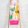 image:imageLillian Vernon Fairy Personalized Girls Towel  Custom Embroidered with Name or Monogram Extra Large 30 x 60 Kids Towels Quick Dry Design for the Beach Pool or Bath Plush 100 CottonLlama