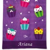 image:imageLillian Vernon Fairy Personalized Girls Towel  Custom Embroidered with Name or Monogram Extra Large 30 x 60 Kids Towels Quick Dry Design for the Beach Pool or Bath Plush 100 CottonKitten Cupcakes