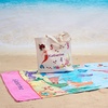 image:imageLillian Vernon Fairy Personalized Girls Towel  Custom Embroidered with Name or Monogram Extra Large 30 x 60 Kids Towels Quick Dry Design for the Beach Pool or Bath Plush 100 CottonMermaid