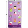 image:imageLillian Vernon Fairy Personalized Girls Towel  Custom Embroidered with Name or Monogram Extra Large 30 x 60 Kids Towels Quick Dry Design for the Beach Pool or Bath Plush 100 CottonKitten Cupcakes