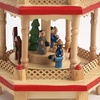 image:imageLillian Vernon German Christmas Pyramid Spinning Nativity  Table Top Holiday Dcor 4Tier Carousel With Candle Holders 17 Inch