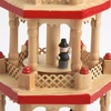 image:imageLillian Vernon German Christmas Pyramid Spinning Nativity  Table Top Holiday Dcor 4Tier Carousel With Candle Holders 17 Inch