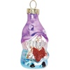 image:imageLillian Vernon Glass Gnome Valentine Ornaments Set 12 with Hanging Strings 2 14T Great for Holiday Decor or as a Gift to Gnome Lovers