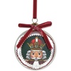 image:imageLillian Vernon Glass Nutcracker Ornaments  35 x 5 Hanging Christmas Tree Decoration Holiday Home Dcor Retro