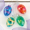 image:imageLillian Vernon Hand Painted Blown Glass Easter Ornaments  Handcrafted Hanging Tree Decorations Easter Egg Holiday amp Party Decor 2 in Assorted 12Piece SetStained Glass