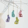 image:imageLillian Vernon Hand Painted Blown Glass Easter Ornaments  Handcrafted Hanging Tree Decorations Easter Egg Holiday amp Party Decor 2 in Assorted 12Piece SetBunny