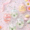 image:imageLillian Vernon Hand Painted Blown Glass Easter Ornaments  Handcrafted Hanging Tree Decorations Easter Egg Holiday amp Party Decor 2 in Assorted 12Piece SetHand Painted