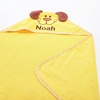 image:imageLillian Vernon Hooded Animal Personalized Towel for Babies  Yellow Puppy 100 Cotton Large 30 x 30 inch Size Machine Washable Custom EmbroideredPuppy