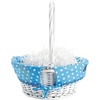 image:imageLillian Vernon Kids Personalized Wicker Easter Basket  Removable Blue Liner With Embroidered Name For Young Girls amp Boys Babys First Egg Hunt Cute Custom Spring Gifts 11 x 14