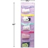 image:imageLillian Vernon Pastel Colors Days Of The Week Hanging Clothing Organizer  Personalize With Name Weekly MondayFriday Over Door Weekday Kids Clothes Storage System Sturdy Pastel Poly 1912 x 62Pastel